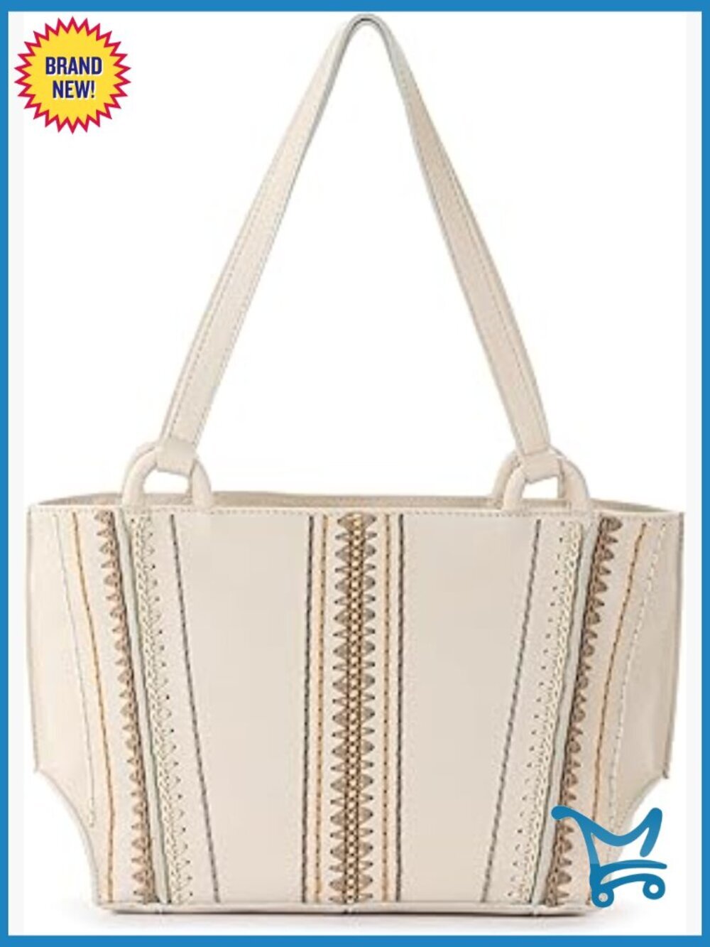 Large Leather Satchel Bag with Adjustable Strap, Zipper Closure, Multiple